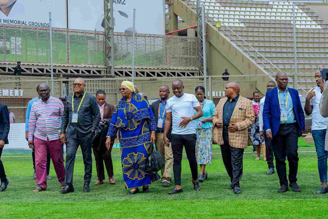 NAM Delegation From Namibia Thrilled By Nakivubo Stadium, Invite Tycoon Ham To Build World Class Stadium For Them