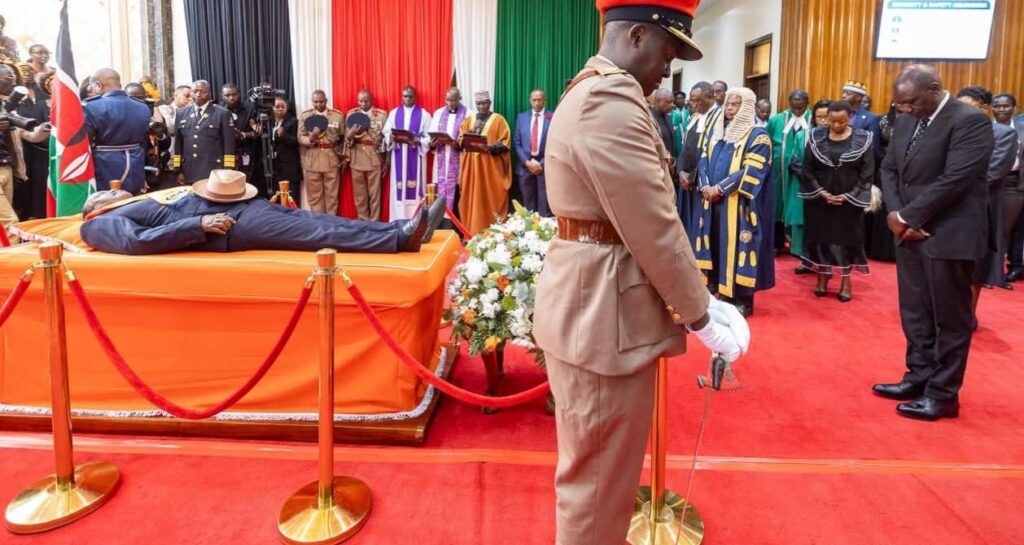 A Fitting Tribute: Raila Odinga Lies-in-State at the August House