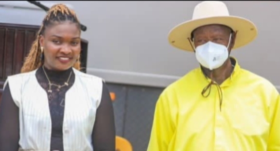 Speaker Anita Among Parades NUP’s Florence Asio Before President Museveni